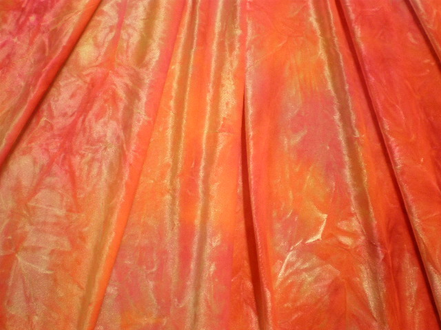 4. Pink-Coral Tye-Dye Velvet